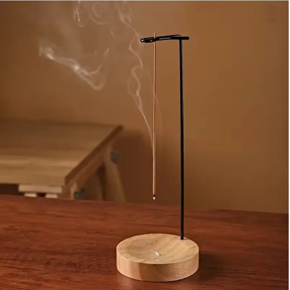 Brûleur d’Encens Inversé – Équilibre et Sérénité en Bois Naturel