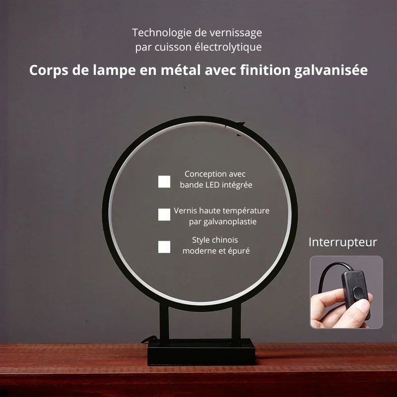 Brûleur d’Encens à Reflux avec Lumière LED