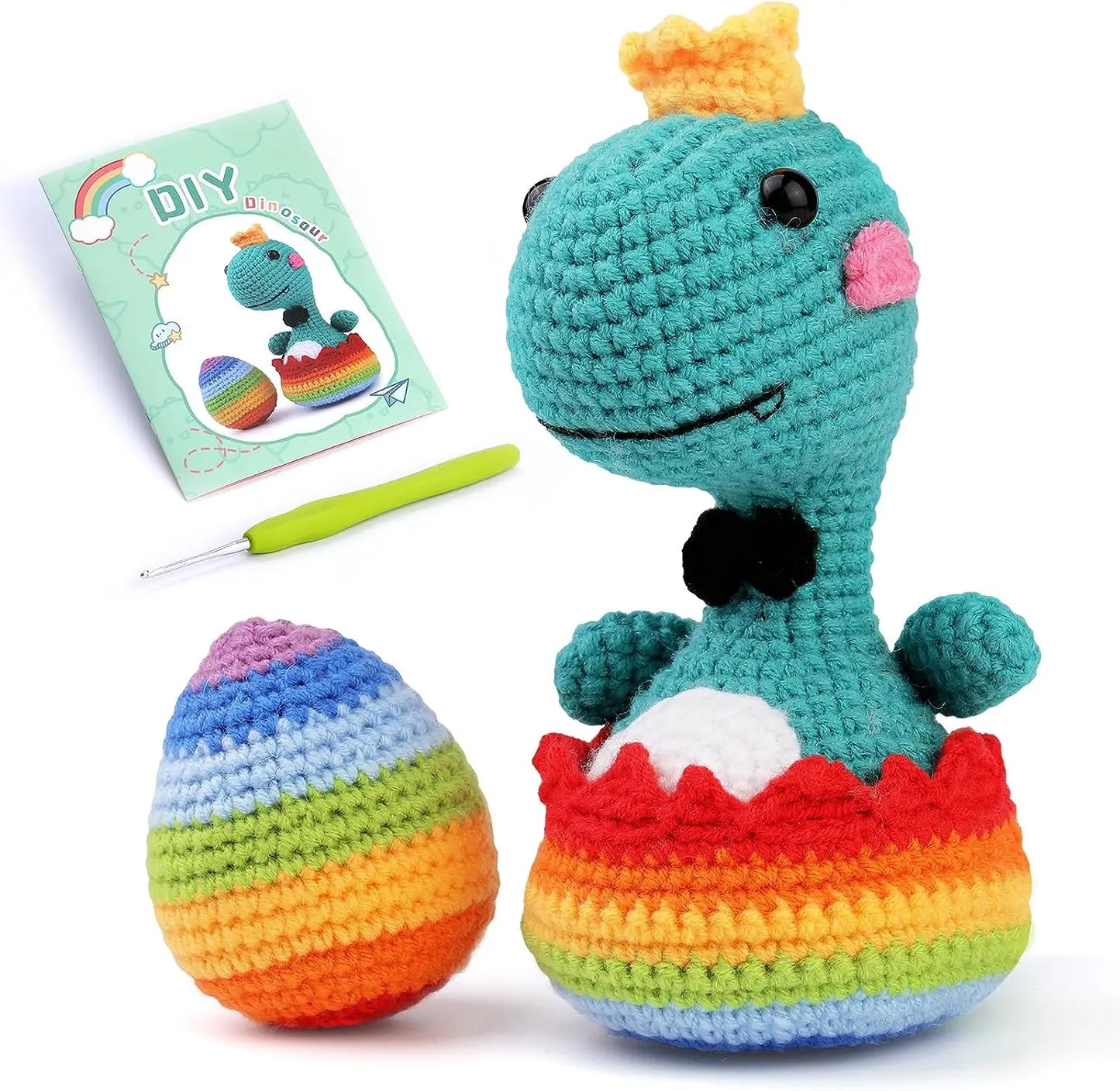 Kit Crochet Débutant – Animal à Créer (10 cm) avec Fil Coton