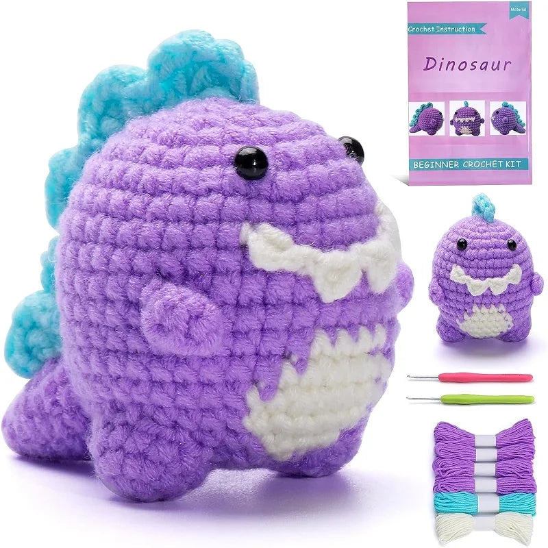 Kit Crochet Débutant – Animal à Créer (10 cm) avec Fil Coton