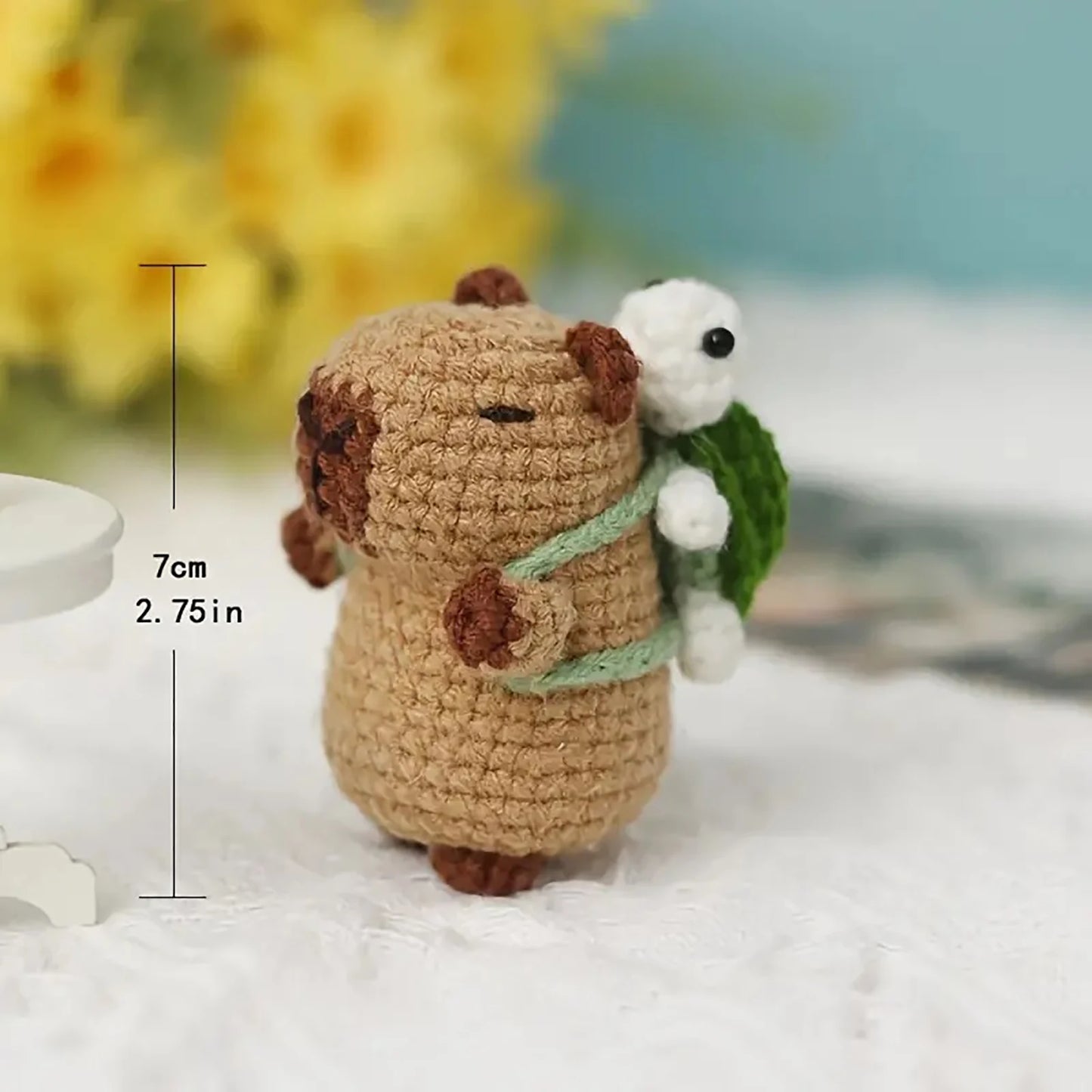 Kit Crochet Capybara & Tortue – Spécial Débutants