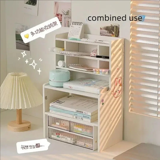 Desktop Organizing Storage Rack Study Stationery Storage Rack Bedroom Cosmetics Storage Rack Tabletop Sundries Organizer