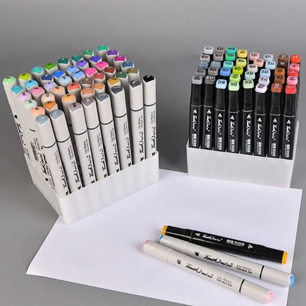 12/24/30/40/48/80/100 Slots Pen Holder Large-Capacity Multifunctional Brush Pen Storage Rack Make-Up Brush Stand