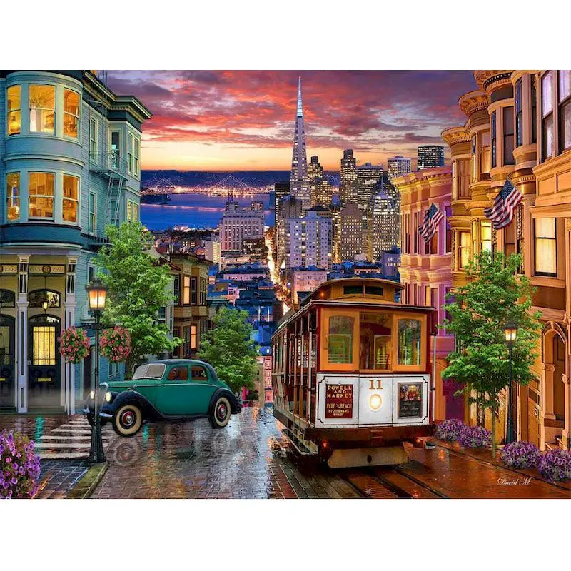 Paint by Numbers Pictures for Adults on Canvas City Landscpae Coloring Drawing Oil Paintings by Number Home Decor