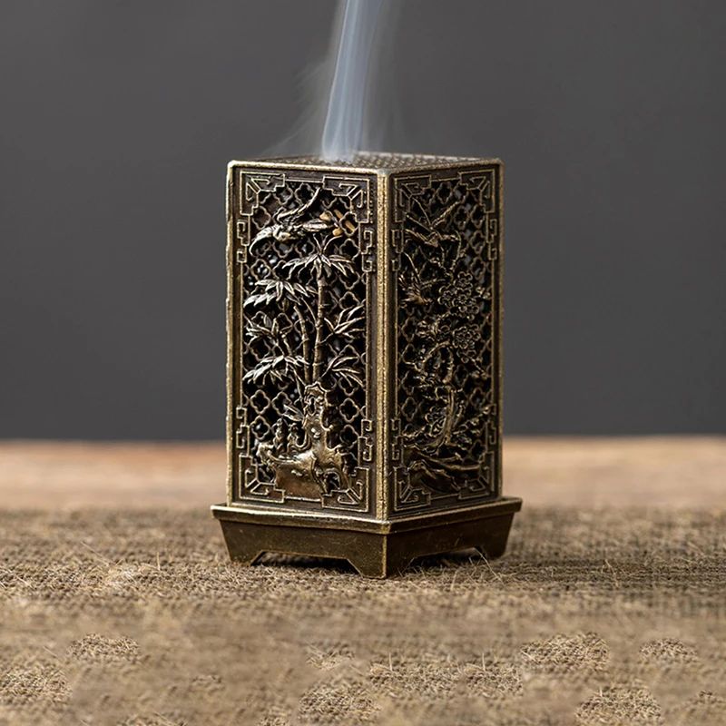 Brûleur d’Encens Vertical – Style Prunier