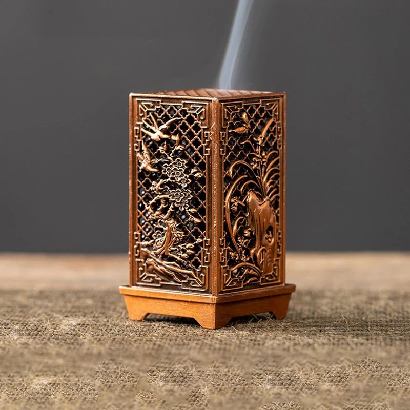 Brûleur d’Encens Vertical – Style Prunier