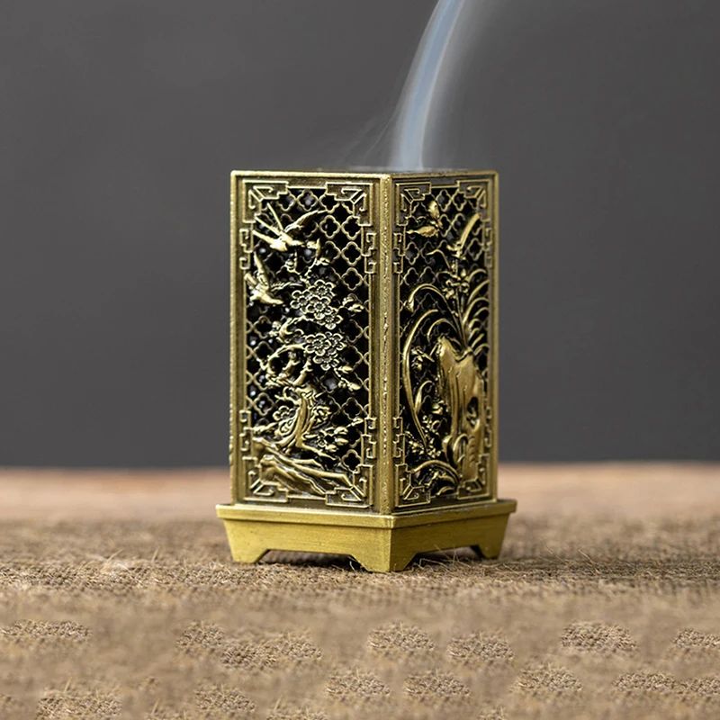 Brûleur d’Encens Vertical – Style Prunier