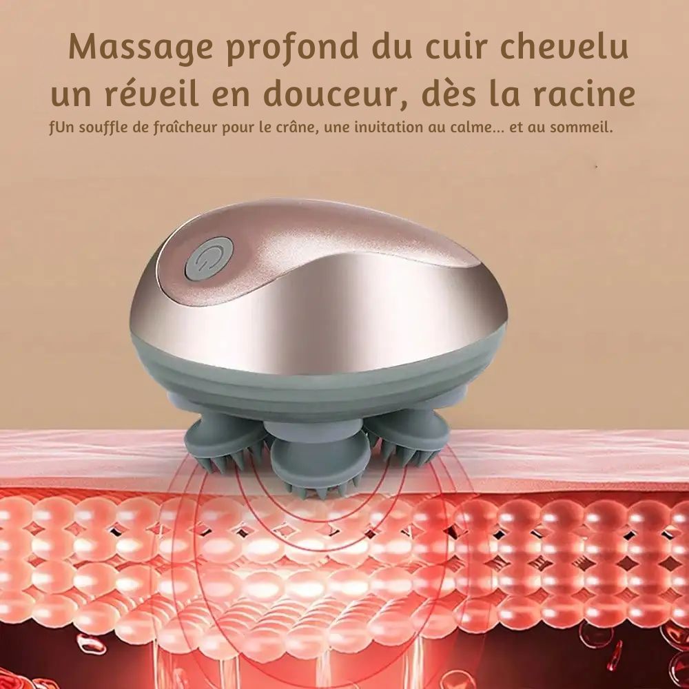 Masseur de Cuir Chevelu Ô Calme