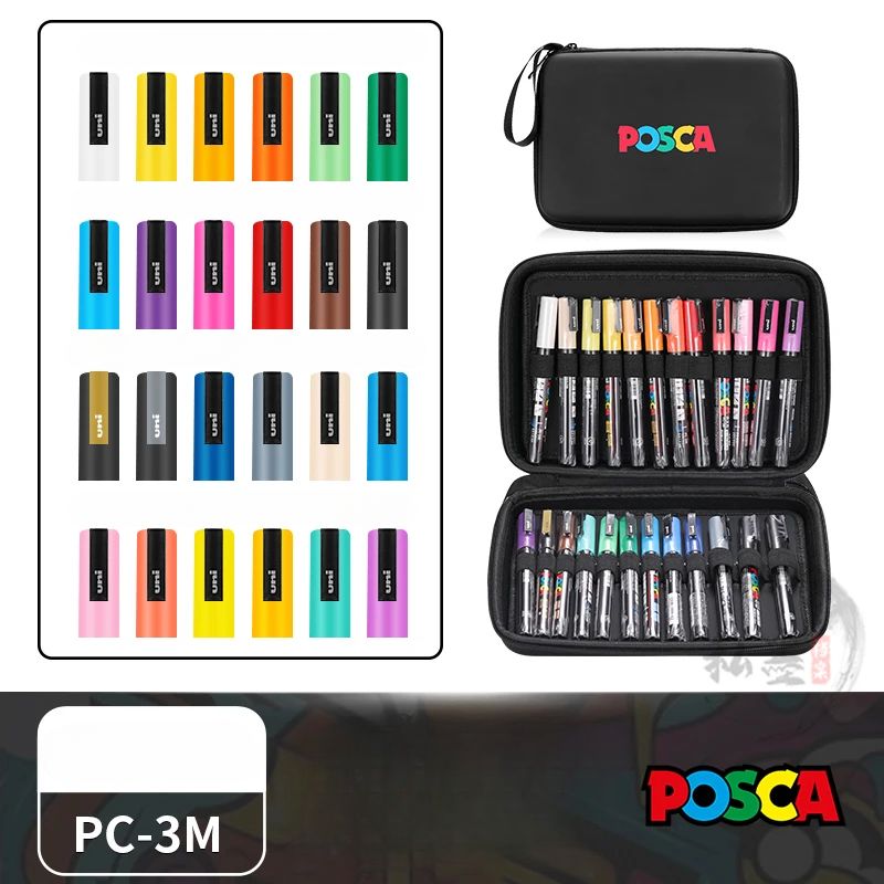 Set de Markers POSCA avec Trousse POSCA