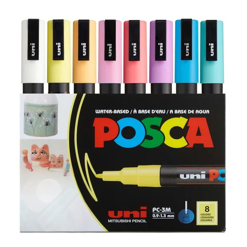 Set de Marqueurs POSCA – Tons Pastel Ô Calme