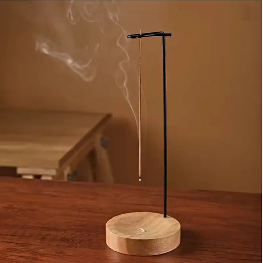 Brûleur d’Encens Inversé – Équilibre et Sérénité en Bois Naturel