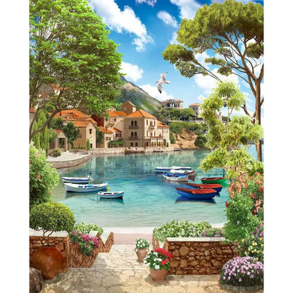 Paint by Numbers Pictures for Adults on Canvas City Landscpae Coloring Drawing Oil Paintings by Number Home Decor