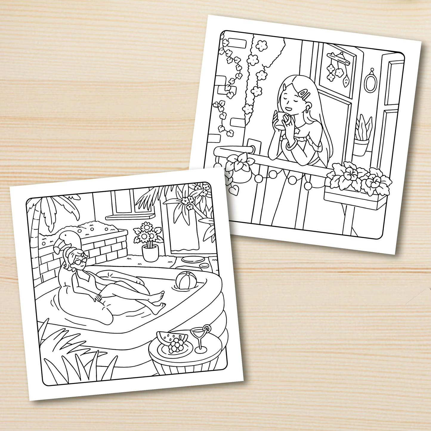 COZY HOME – Livre de Coloriage | Relaxation & Ambiance Cocooning