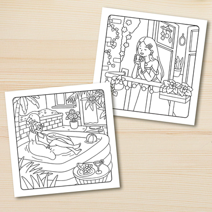 COZY HOME – Livre de Coloriage | Relaxation & Ambiance Cocooning