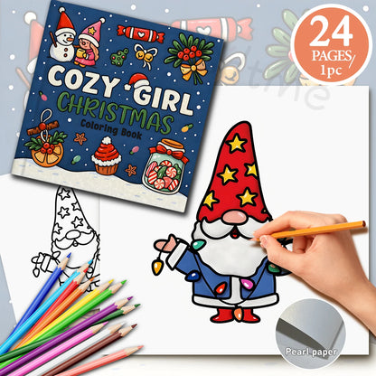 Livre de Coloriage de Noël “Cozy Girl Christmas”