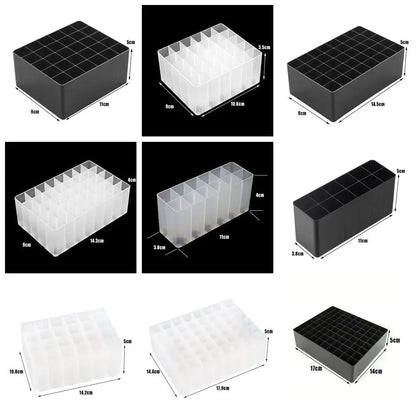 12/24/30/40/48/80/100 Slots Pen Holder Large-Capacity Multifunctional Brush Pen Storage Rack Make-Up Brush Stand
