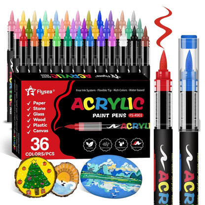 168/120/72/60/48/36/24/12 Color Direct Liquid Acrylic Marker Pens, Students Use Art Professional Drawing Drawing Color