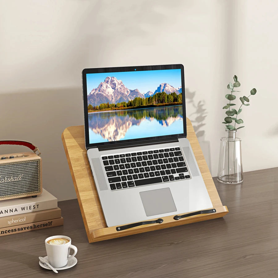 Support de Livre en Bois Réglable