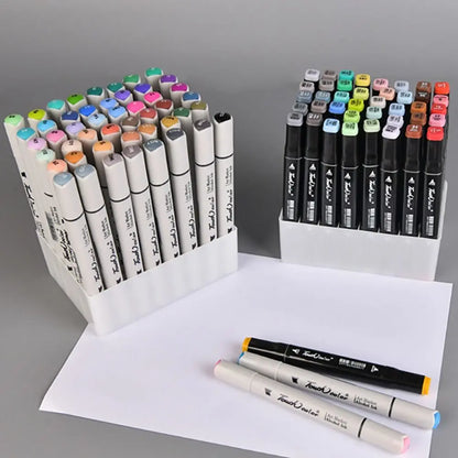 12/24/30/40/48/80/100 Slots Pen Holder Large-Capacity Multifunctional Brush Pen Storage Rack Make-Up Brush Stand