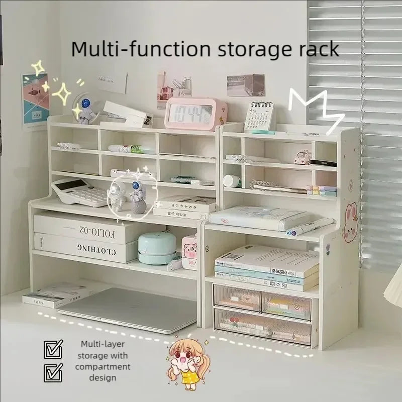 Desktop Organizing Storage Rack Study Stationery Storage Rack Bedroom Cosmetics Storage Rack Tabletop Sundries Organizer