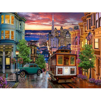 Paint by Numbers Pictures for Adults on Canvas City Landscpae Coloring Drawing Oil Paintings by Number Home Decor