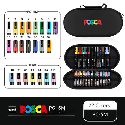 Set de Markers POSCA avec Trousse POSCA