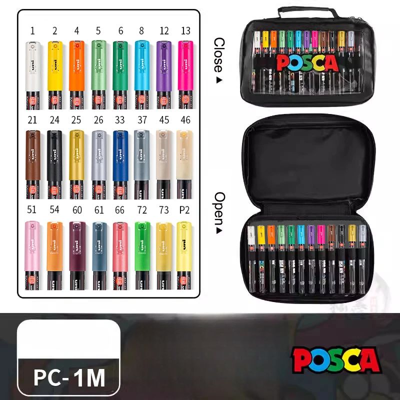Set de Markers POSCA avec Trousse POSCA