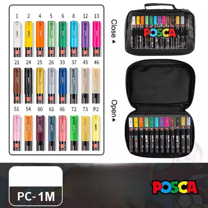Set de Markers POSCA avec Trousse POSCA
