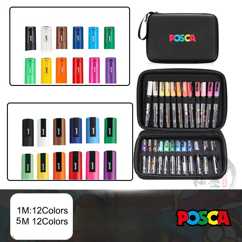 Set de Markers POSCA avec Trousse POSCA