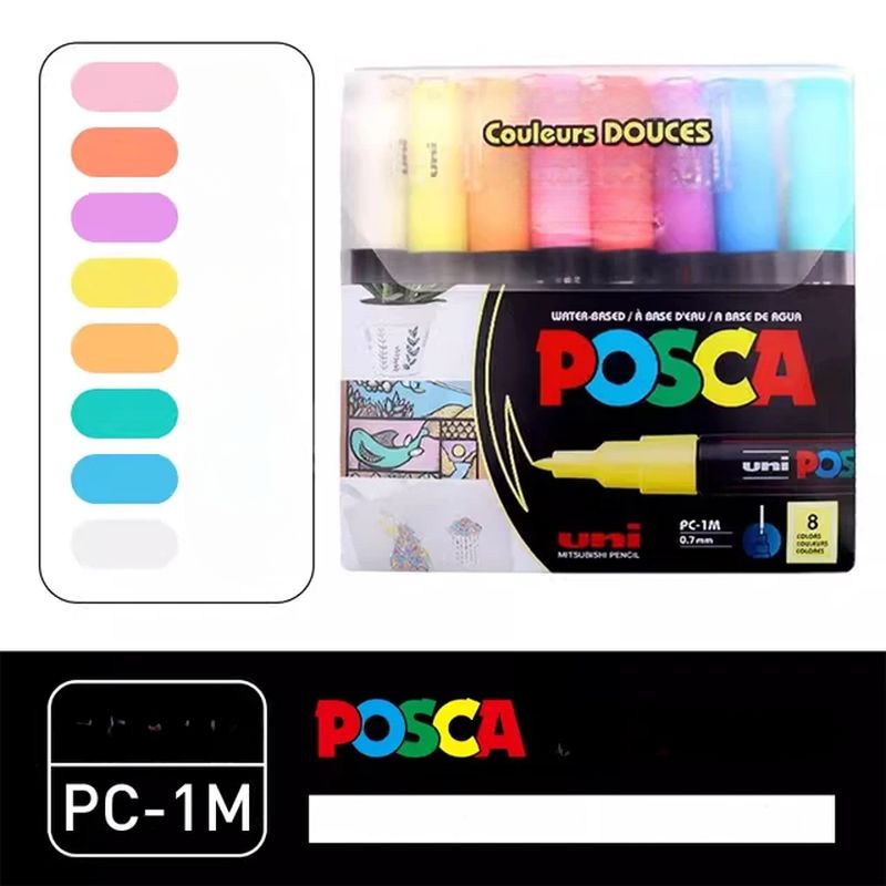 Set de Marqueurs POSCA – Tons Pastel Ô Calme