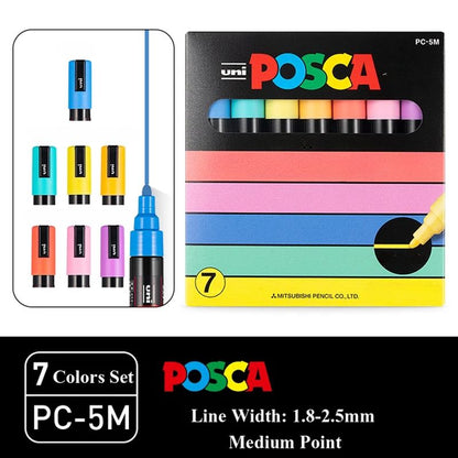 Set de Marqueurs POSCA - Tons Vifs Ô Calme